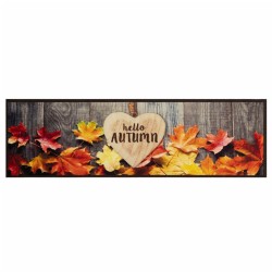 vidaXL Alfombra de cocina lavable terciopelo Autumn 45x150cm