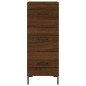 vidaXL Aparador alto madera contrachapada roble marrón 34,5x34x180 cm vidaXL Aparador alto madera contrachapada roble marrón 34,5x34x180 cm