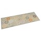 vidaXL Alfombra de cocina lavable terciopelo hexágonos pastel 60x180cm vidaXL Alfombra de cocina lavable terciopelo hexágonos pastel 60x180cm