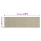 vidaXL Alfombra de cocina lavable terciopelo hojas 45x150 cm