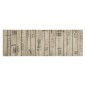 vidaXL Alfombra de cocina lavable terciopelo estampado valla 60x180 cm vidaXL Alfombra de cocina lavable terciopelo estampado valla 60x180 cm