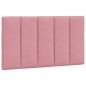 vidaXL Estructura de cama con luces LED terciopelo rosa 80x200 cm vidaXL Estructura de cama con luces LED terciopelo rosa 80x200 cm