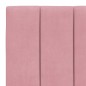 vidaXL Estructura de cama con luces LED terciopelo rosa 80x200 cm vidaXL Estructura de cama con luces LED terciopelo rosa 80x200 cm