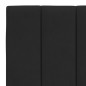 vidaXL Estructura de cama con luces LED terciopelo negro 120x200 cm