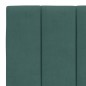 vidaXL Estructura de cama con luces terciopelo verde oscuro 140x200 cm vidaXL Estructura de cama con luces terciopelo verde oscuro 140x200 cm