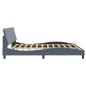 vidaXL Estructura cama con luces LED terciopelo gris oscuro 200x200 cm vidaXL Estructura cama con luces LED terciopelo gris oscuro 200x200 cm