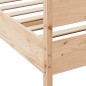 vidaXL Estructura de cama con cabecero madera maciza pino 180x200 cm vidaXL Estructura de cama con cabecero madera maciza pino 180x200 cm