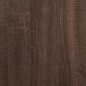 vidaXL Cama con cabecero madera de ingeniería marrón roble 100x200 cm