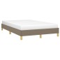 vidaXL Estructura de cama tela gris taupe 120x190 cm vidaXL Estructura de cama tela gris taupe 120x190 cm