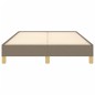 vidaXL Estructura de cama tela gris taupe 120x190 cm vidaXL Estructura de cama tela gris taupe 120x190 cm