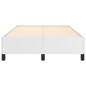 vidaXL Estructura de cama cuero sintético blanco 120x190 cm vidaXL Estructura de cama cuero sintético blanco 120x190 cm