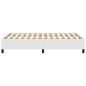vidaXL Estructura de cama cuero sintético blanco 120x190 cm vidaXL Estructura de cama cuero sintético blanco 120x190 cm