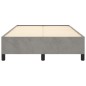 vidaXL Estructura de cama terciopelo gris claro 120x190 cm vidaXL Estructura de cama terciopelo gris claro 120x190 cm