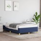 vidaXL Estructura de cama tela azul 120x190 cm vidaXL Estructura de cama tela azul 120x190 cm