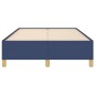 vidaXL Estructura de cama tela azul 120x190 cm vidaXL Estructura de cama tela azul 120x190 cm