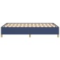vidaXL Estructura de cama tela azul 120x190 cm vidaXL Estructura de cama tela azul 120x190 cm