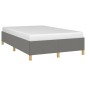 vidaXL Estructura de cama tela gris oscuro 120x190 cm vidaXL Estructura de cama tela gris oscuro 120x190 cm