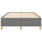 vidaXL Estructura de cama tela gris oscuro 120x190 cm vidaXL Estructura de cama tela gris oscuro 120x190 cm