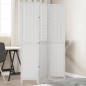 vidaXL Biombo separador de 3 paneles madera maciza Paulownia blanco vidaXL Biombo separador de 3 paneles madera maciza Paulownia blanco