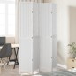 vidaXL Biombo separador de 4 paneles madera maciza Paulownia blanco vidaXL Biombo separador de 4 paneles madera maciza Paulownia blanco