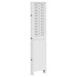vidaXL Biombo separador de 5 paneles madera maciza Paulownia blanco vidaXL Biombo separador de 5 paneles madera maciza Paulownia blanco