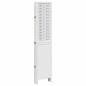 vidaXL Biombo separador de 6 paneles madera maciza Paulownia blanco vidaXL Biombo separador de 6 paneles madera maciza Paulownia blanco