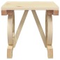 vidaXL Reposapiés de jardín madera maciza de abeto 40x36,5x38,5 cm vidaXL Reposapiés de jardín madera maciza de abeto 40x36,5x38,5 cm
