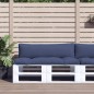 vidaXL Cojines para muebles de palets 2 uds tela Oxford azul marino vidaXL Cojines para muebles de palets 2 uds tela Oxford azul marino