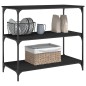 vidaXL Carrito de cocina madera de ingeniería negro 102x50x95 cm vidaXL Carrito de cocina madera de ingeniería negro 102x50x95 cm