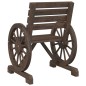 vidaXL Sillas de jardín 2 uds madera maciza de abeto 58x58x78,5 cm vidaXL Sillas de jardín 2 uds madera maciza de abeto 58x58x78,5 cm