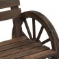 vidaXL Sillas de jardín 2 uds madera maciza de abeto 58x58x78,5 cm vidaXL Sillas de jardín 2 uds madera maciza de abeto 58x58x78,5 cm