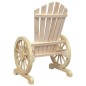 vidaXL Sillones de jardín Adirondack 2 uds madera maciza de abeto vidaXL Sillones de jardín Adirondack 2 uds madera maciza de abeto
