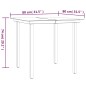 vidaXL Set comedor jardín 3 pzas y cojines ratán sintético negro gris vidaXL Set comedor jardín 3 pzas y cojines ratán sintético negro gris
