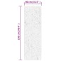 vidaXL Alfombra de pelo corto OVIEDO crema 80x250 cm vidaXL Alfombra de pelo corto OVIEDO crema 80x250 cm