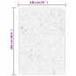 vidaXL Alfombra de pelo corto OVIEDO gris 160x230 cm