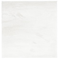 vidaXL Alfombra de pelo corto OVIEDO crema 200x200 cm
