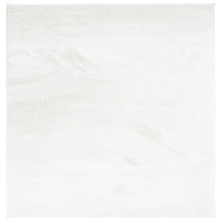vidaXL Alfombra de pelo corto OVIEDO crema 200x200 cm