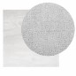 vidaXL Alfombra de pelo corto OVIEDO gris 240x240 cm
