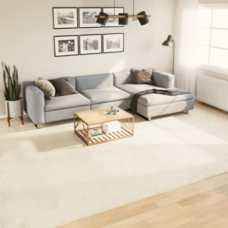 vidaXL Alfombra de pelo corto OVIEDO beige 300x400 cm