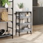 vidaXL Carrito de cocina madera de ingeniería gris Sonoma 53x20x76 cm vidaXL Carrito de cocina madera de ingeniería gris Sonoma 53x20x76 cm