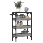 vidaXL Carrito de cocina madera de ingeniería gris Sonoma 53x20x76 cm vidaXL Carrito de cocina madera de ingeniería gris Sonoma 53x20x76 cm