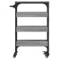 vidaXL Carrito de cocina madera de ingeniería gris Sonoma 53x20x76 cm vidaXL Carrito de cocina madera de ingeniería gris Sonoma 53x20x76 cm