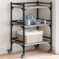 vidaXL Carrito de cocina madera ingeniería gris Sonoma 50x35x75,5 cm vidaXL Carrito de cocina madera ingeniería gris Sonoma 50x35x75,5 cm