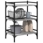 vidaXL Carrito de cocina madera ingeniería gris Sonoma 50x35x75,5 cm vidaXL Carrito de cocina madera ingeniería gris Sonoma 50x35x75,5 cm