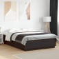 vidaXL Estructura cama con luces LED madera ingeniería negro 160x200cm vidaXL Estructura cama con luces LED madera ingeniería negro 160x200cm