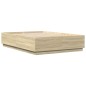 vidaXL Estructura cama con luces LED madera roble Sonoma 120x200 cm vidaXL Estructura cama con luces LED madera roble Sonoma 120x200 cm