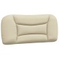 vidaXL Estructura de cama con luces LED tela crema 90x200 cm vidaXL Estructura de cama con luces LED tela crema 90x200 cm