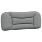 vidaXL Estructura de cama con luces LED tela gris claro 100x200 cm