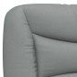 vidaXL Estructura de cama con luces LED tela gris claro 90x200 cm