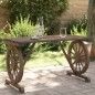 vidaXL Mesa de jardín madera maciza abeto 115x55x65 cm vidaXL Mesa de jardín madera maciza abeto 115x55x65 cm